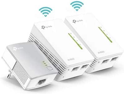 PLC TP Link 3 Pack 600Mbps y Wifi 300 Mbps