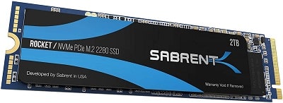 Sabrent 2TB Rocket NVMe PCIe