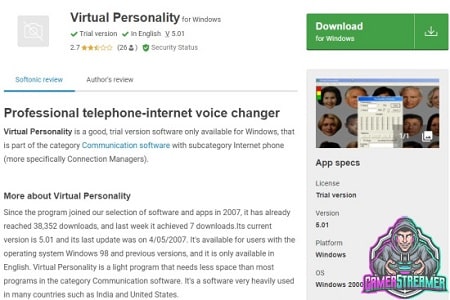 modificar voz virtual personality