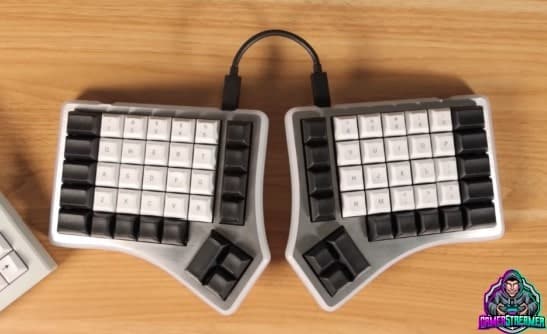 teclado ergonomico gaming