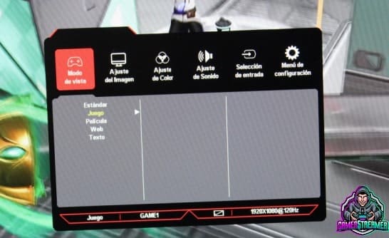 menu monitor krom gaming