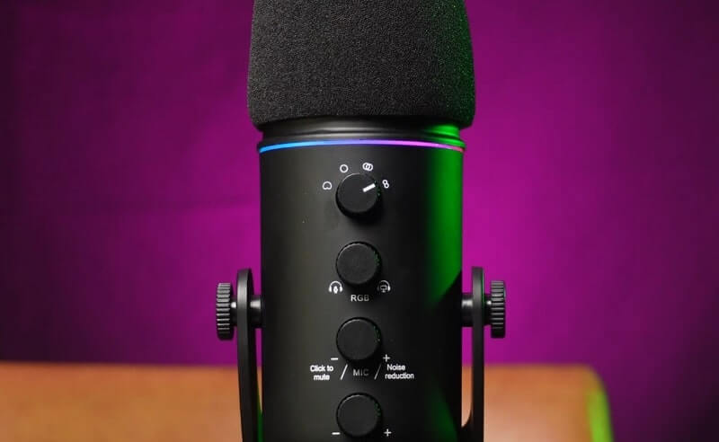 microfono streaming barato k66 plus
