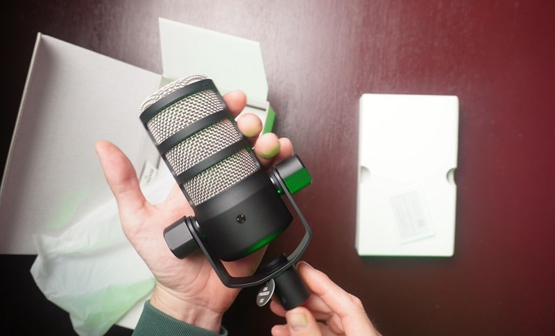 unboxing rode pode mic
